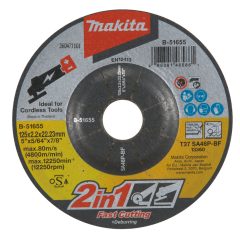 Makita B-51655 vágókorong ACÉL 125x2,0mm
