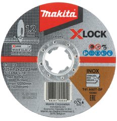 Makita E-00418 X-LOCK vágókorong INOX 125x1.2mm A60T
