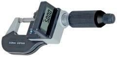   MIB Digitális Vastagságmérő Mikrométer Nagy Lapos Leolvasóval, IP65, ABS funkcióval, DIN863 (01020067)