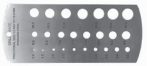 MIB Furatmérő sablon, 1-13 mm, (08082009)