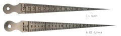 MIB Furatmérő sablon, 0.1-15 mm, (08084013)