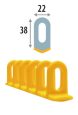 Multipad sárga kúpos 6x22x156 mm 3db/csomag