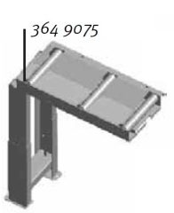   Metallkraft Görgős anyagtovábbító asztal bevezető (BMBS250x315HA-DG)