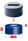 Metallkraft Hosszlyuk kivágó matrica Nr.60 9,3 x 40,3 mm
