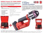   Rothenberger ROMAX Compact Présgép MaxiPro 1/4"-1.18" pofa és szerszám készlet